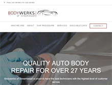 Tablet Screenshot of bodywerksofstreamwood.com